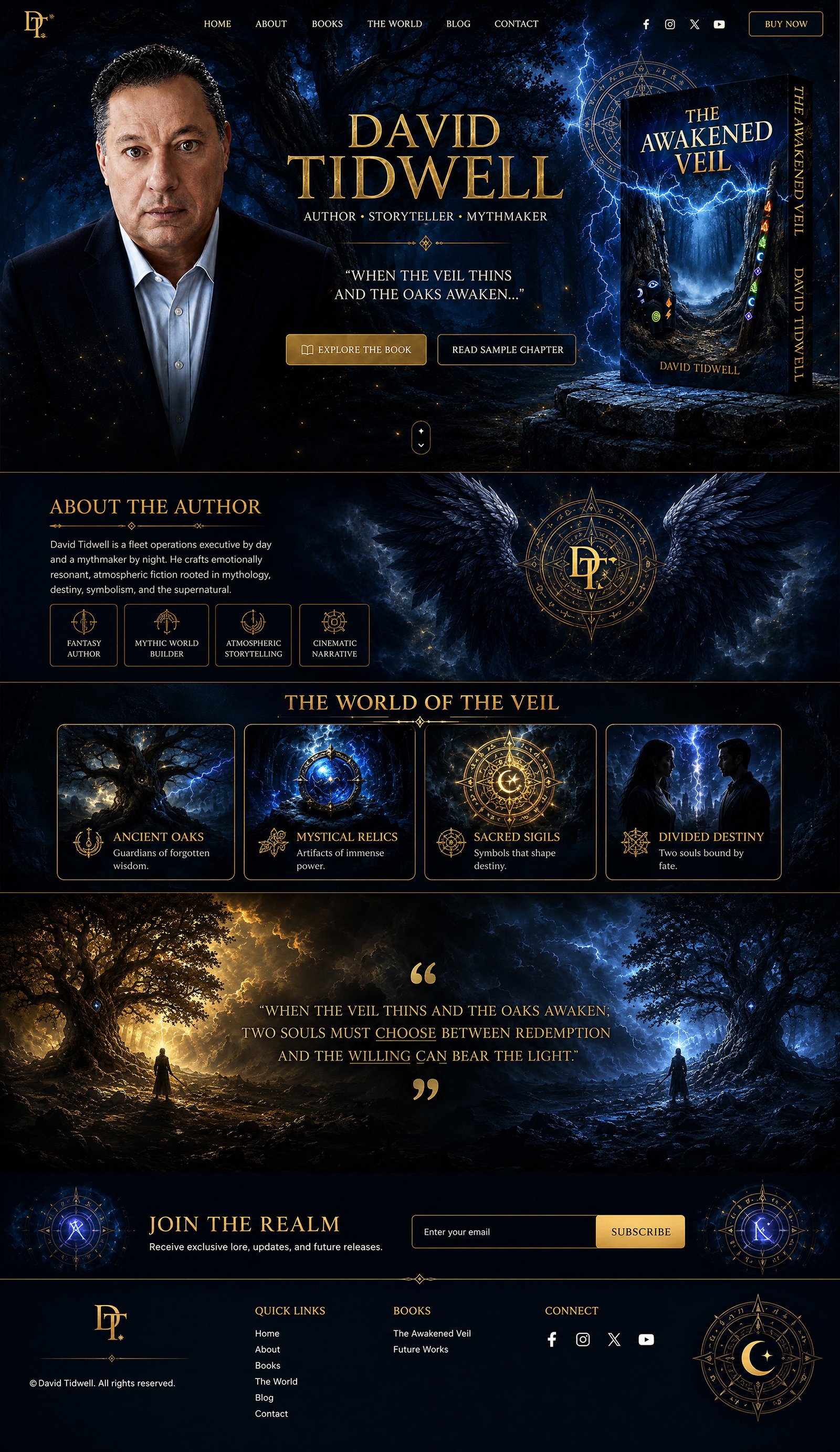 David Carl Tidwell Website Designing
